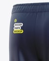 Quarter Sports Pants Mockup - Back Half Side View