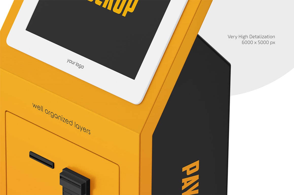 Payment Terminal Mockup Set