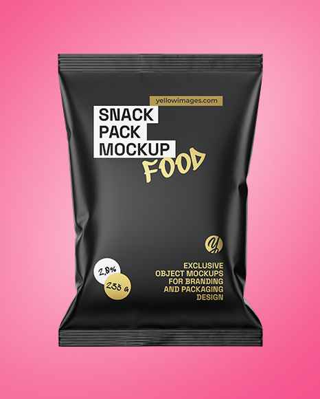 Matte Snack Pack Mockup