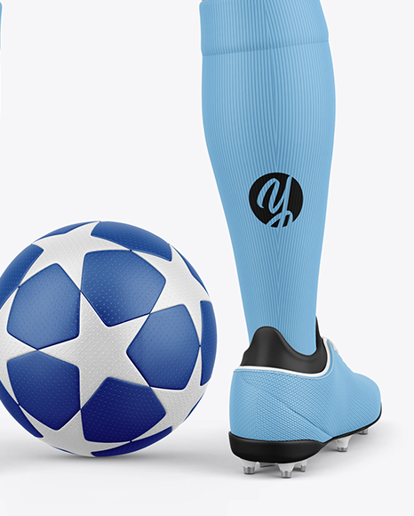 Soccer Kit w/ Mannequin Mockup - Back View