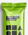 Metallic Snack Bar Mockup
