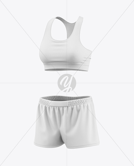 Women's Sport Kit Mockup - Half Side View