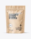 Kraft Stand-up Pouch Mockup