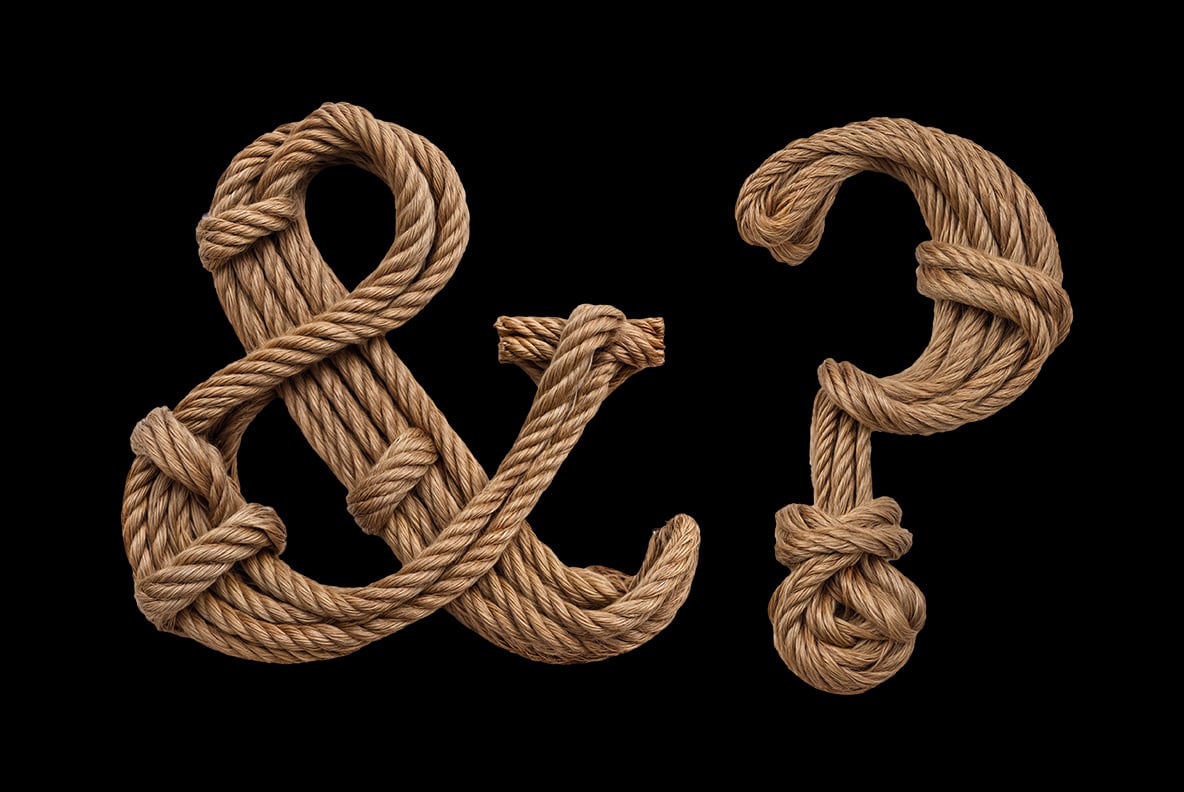 Brown Rope Font