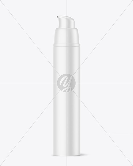 Cosmetic Bottle with Pump Mockup