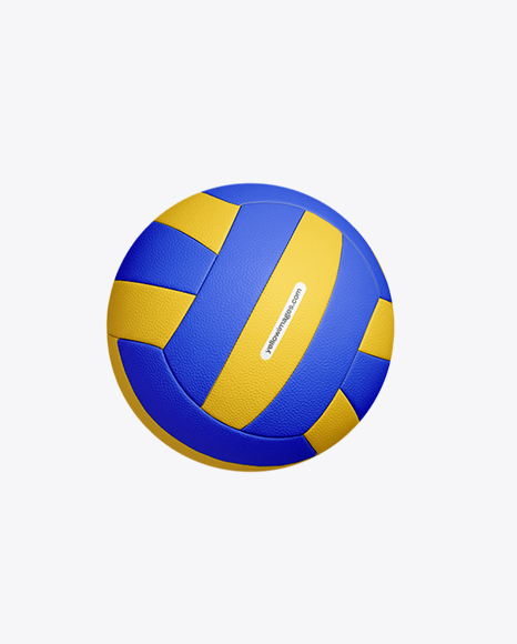 Man Wearing Full Volleyball Kit with Ball Mockup