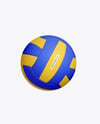 Man Wearing Full Volleyball Kit with Ball Mockup