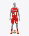 Training Sleeveless Kit Mockup - Front View
