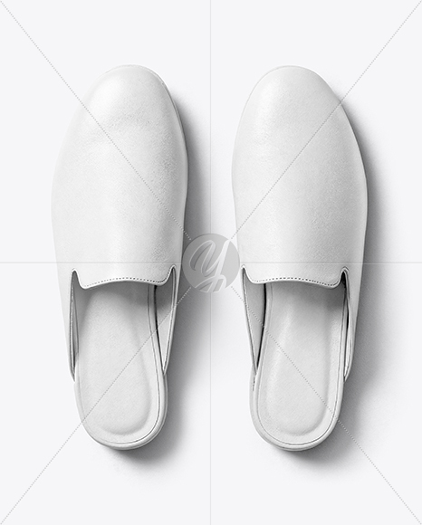 Pair of Mules Shoes Mockup