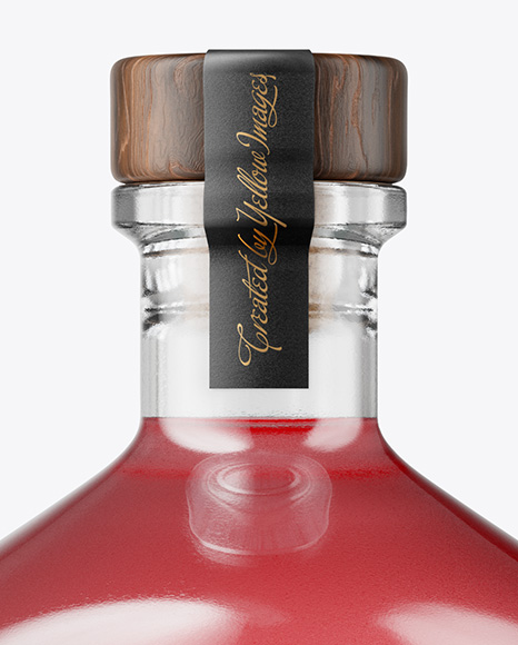 Dry Gin Bottle Mockup