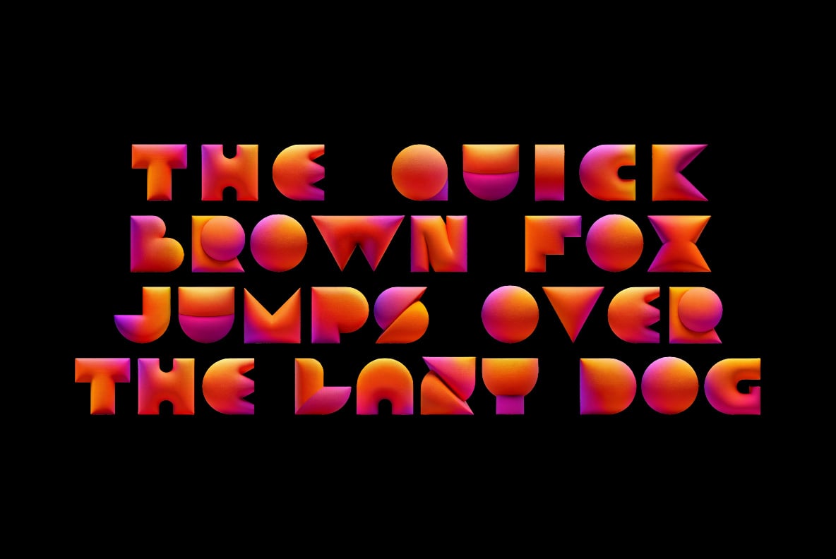 Inflatype Font