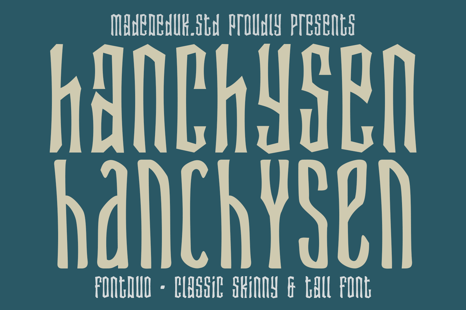 Hanchysen Font Duo - 80s font