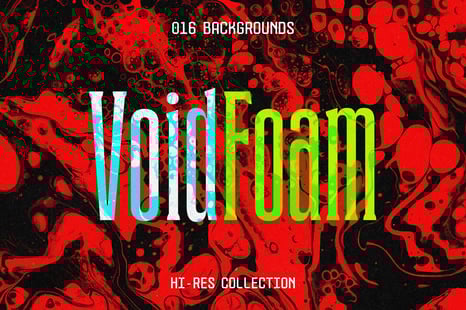 Void Foam Abstract Backgrounds Collection - Graphics