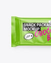 Glossy Snack Package Mockup