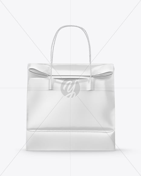 Glossy Paper Bag Mockup