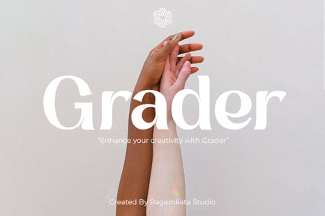 Grader - Modern Sans Font - Magazine font