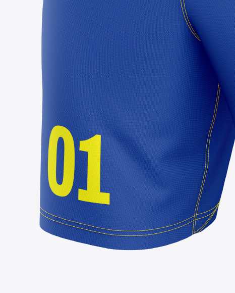 Soccer Kit Mockup - Half Side View