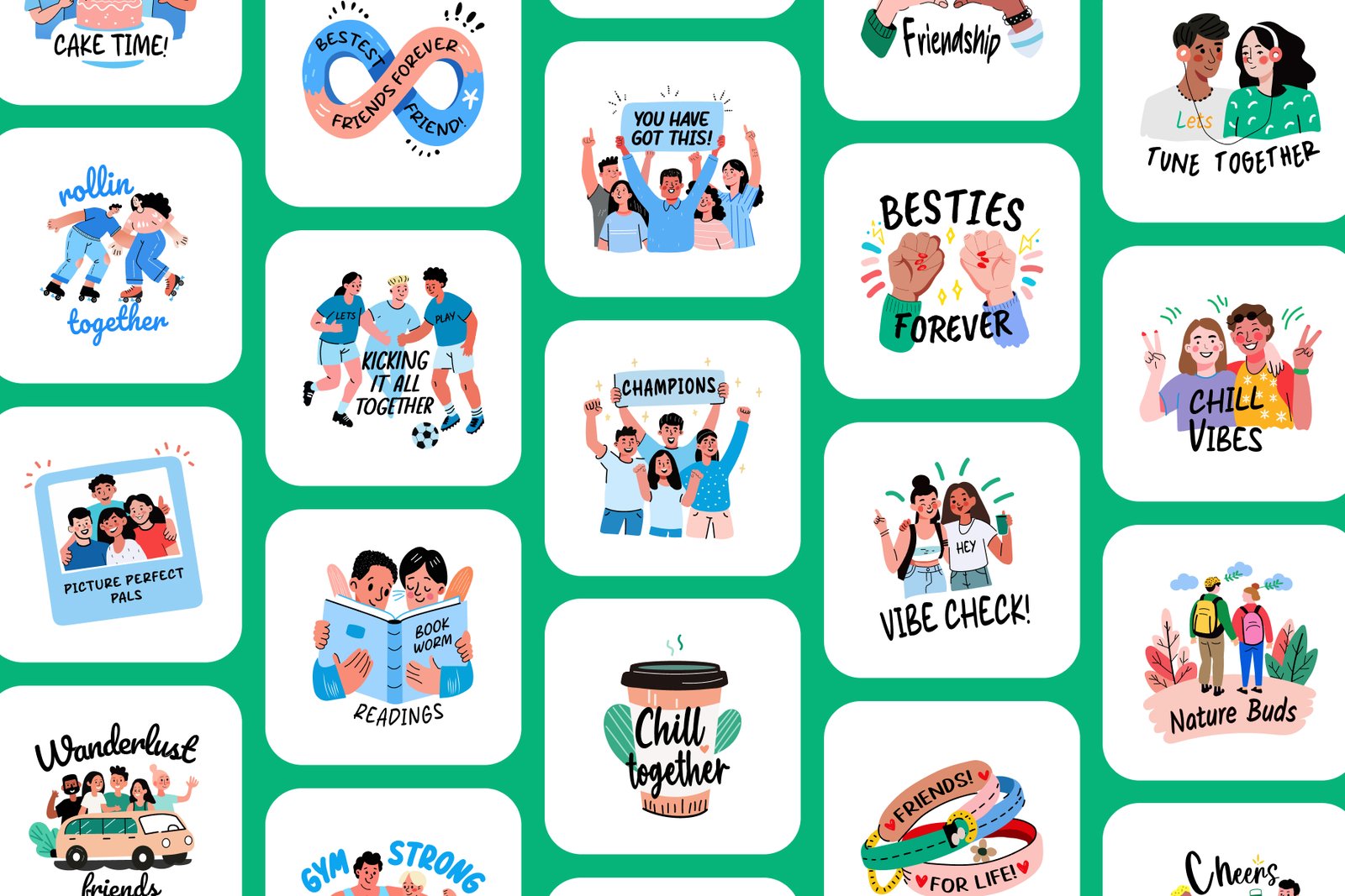 Friends Stickers Pack