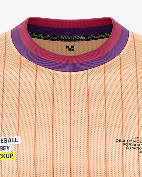 Baseball Jersey Mockup - Front View