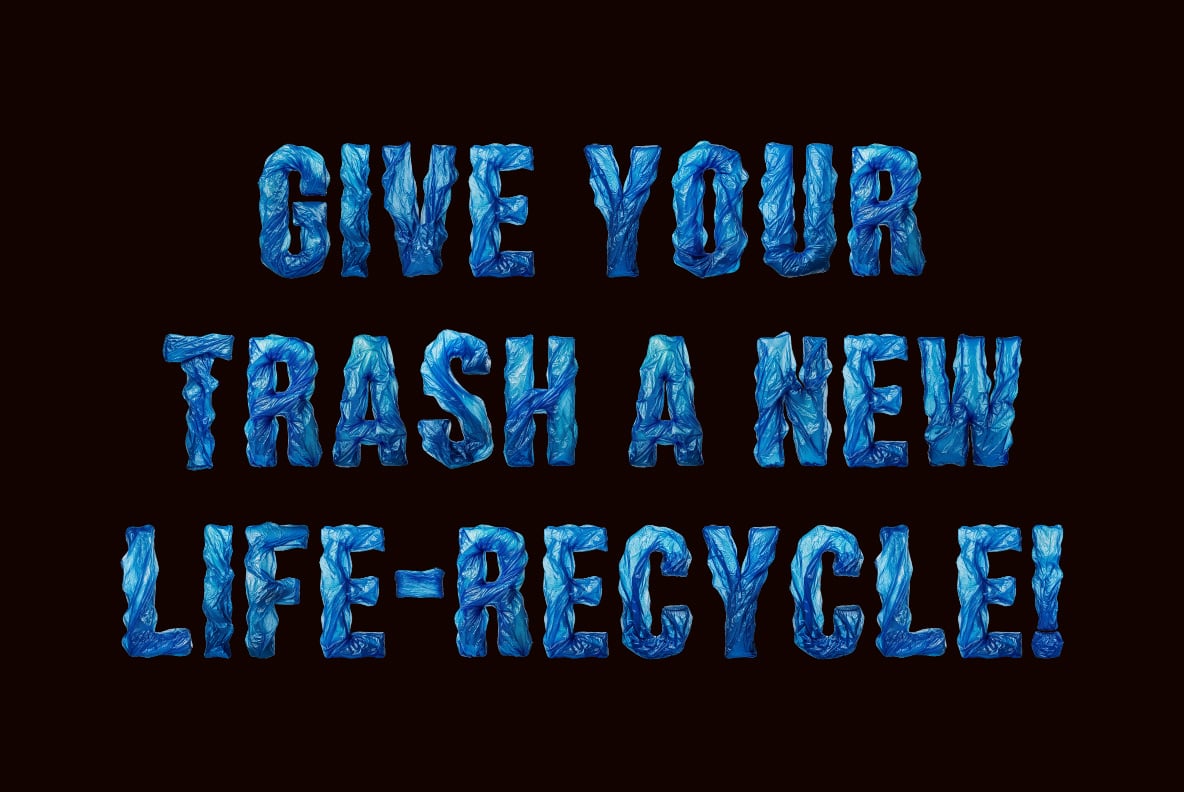 Recycling Bags Font