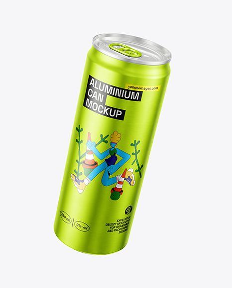 Aluminium Can Mockup - Beer can mockup
