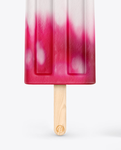 Glossy Flow Pack W/ Ice Cream Mockup