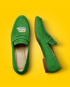 Pair of Suede Loafers Mockup