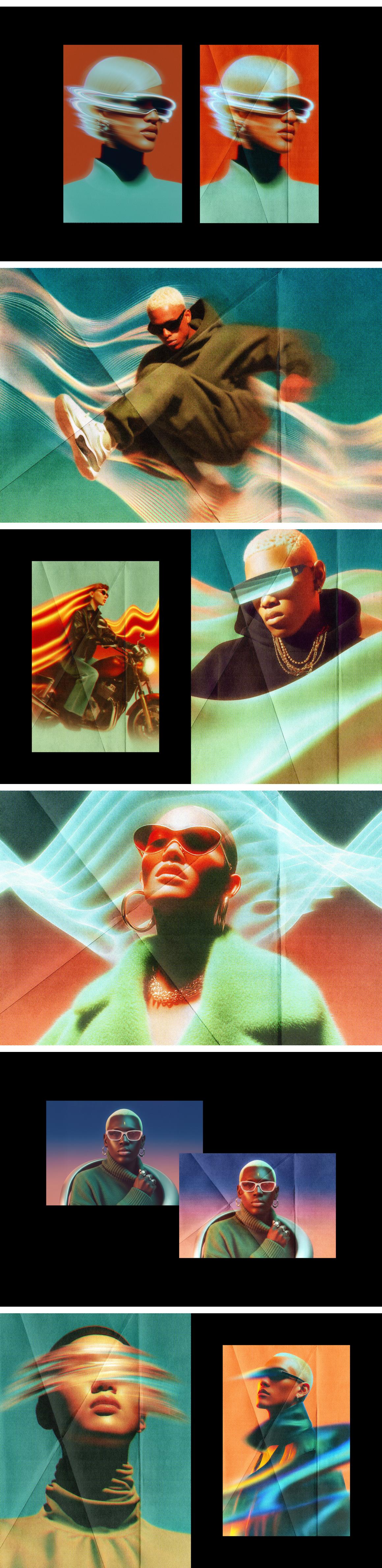 Halftone Print Photo Effect