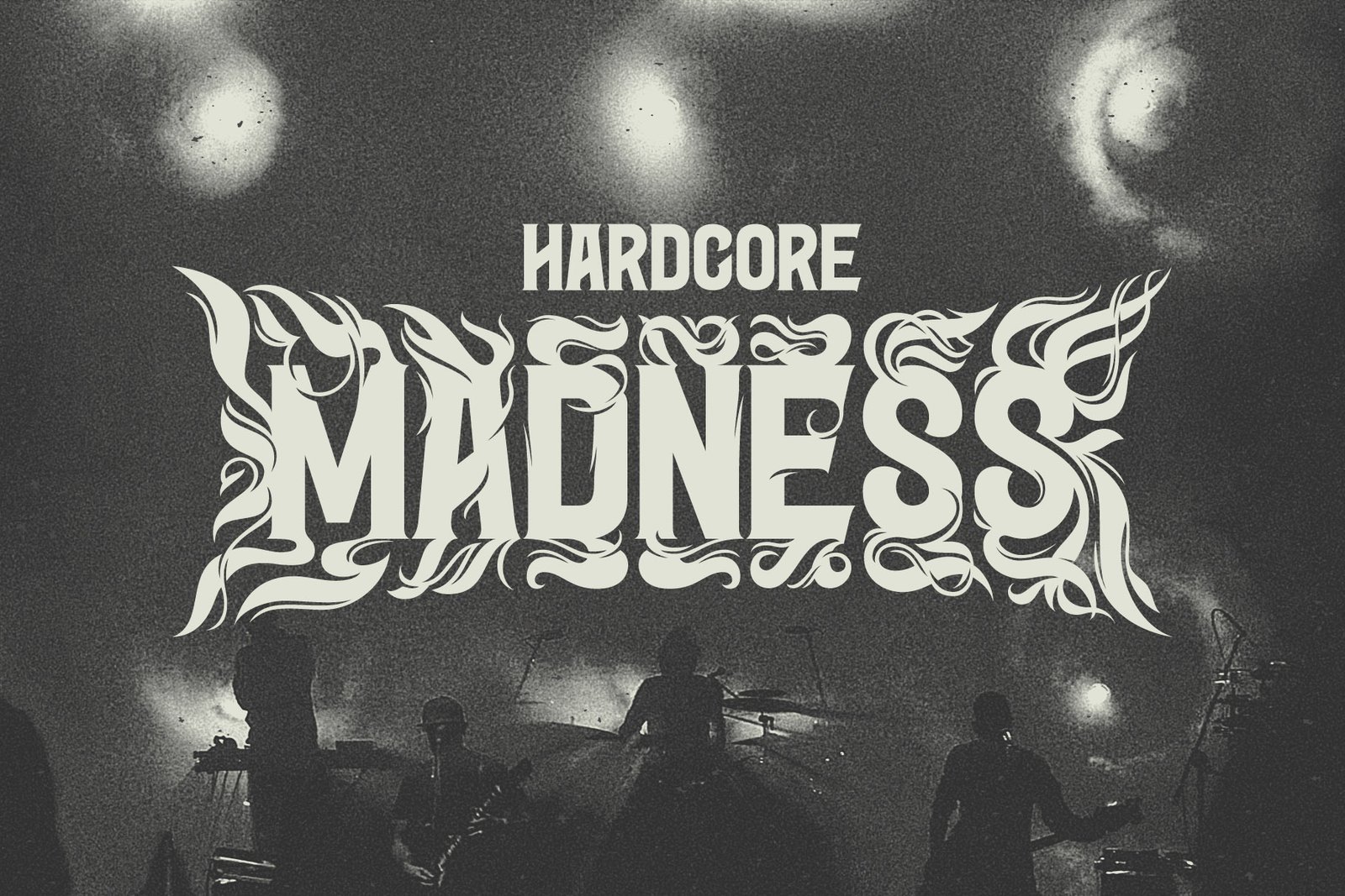Hairy Metal — Hardcore Font