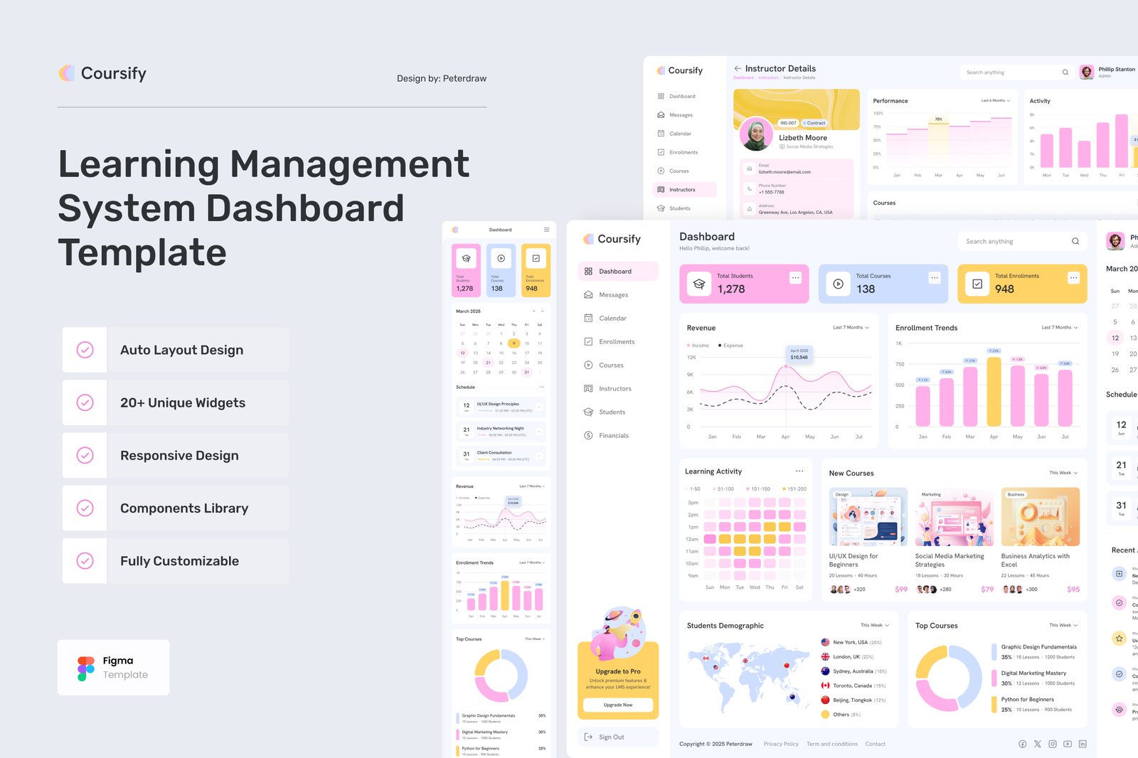 Coursify - Learning Management System Dashboard
