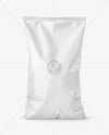 Large Glossy Snack Bag Mockup