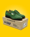 Pair of Suede Derby With Shoe Box Mockup