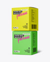 Two Paper Boxes Mockup