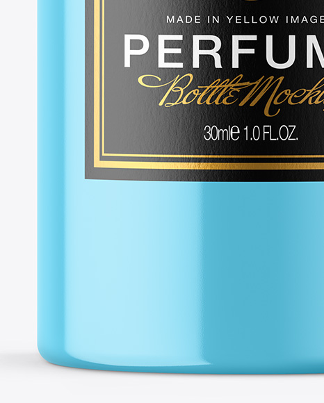 Glossy Perfume Bottle Mockup
