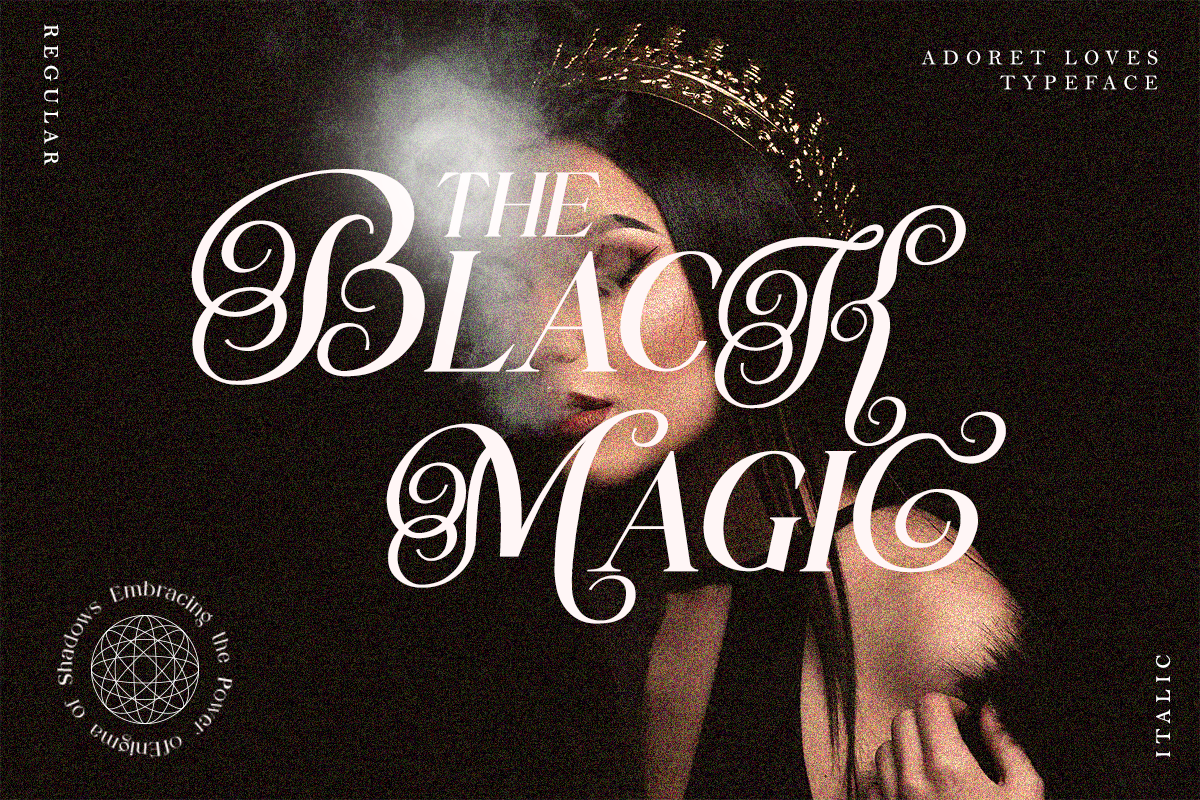 Adoret Loves - Luxury Serif Font