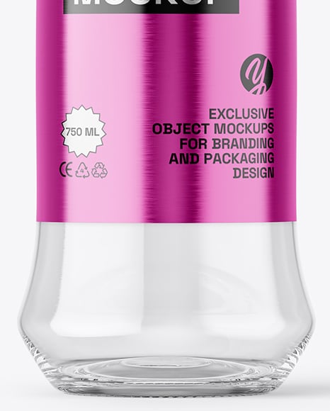 Glass Bottle Mockup