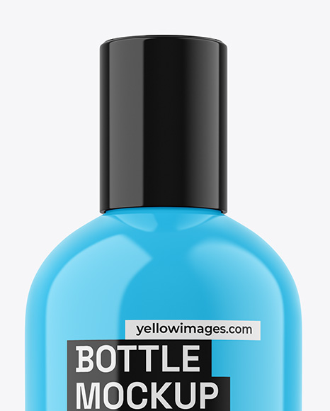 Glossy Bottle Mockup