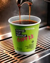 Paper Coffee Cup in Coffee Machine Mockup