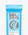 Matte Metallic Stick Sachet Mockup
