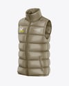 Glossy Down Vest Mockup