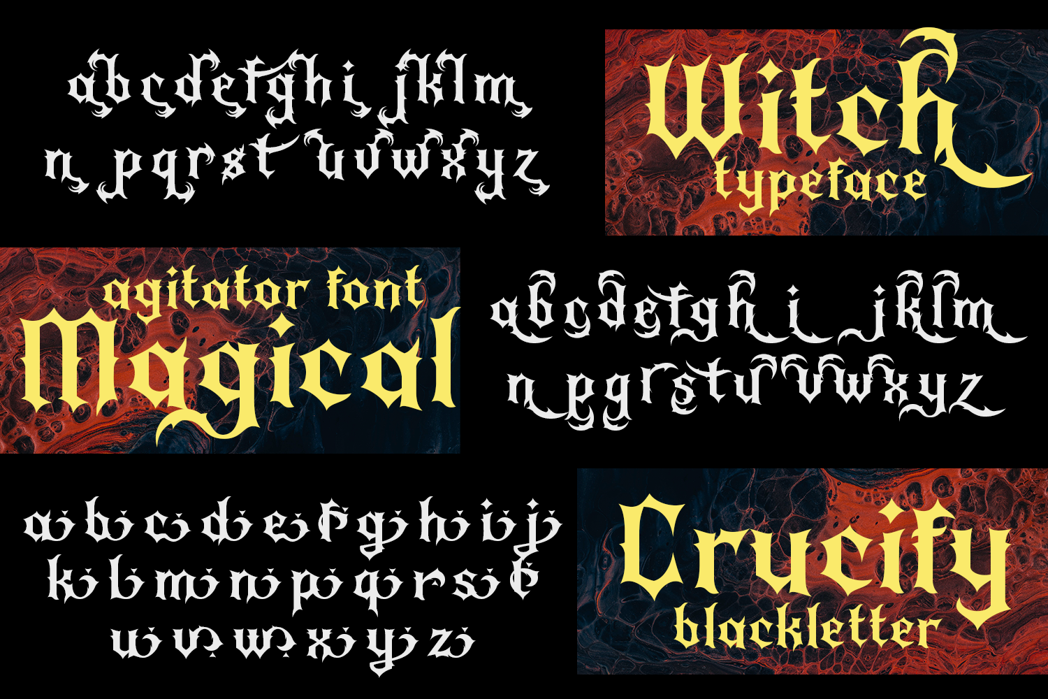 Agitator Blackletter Font