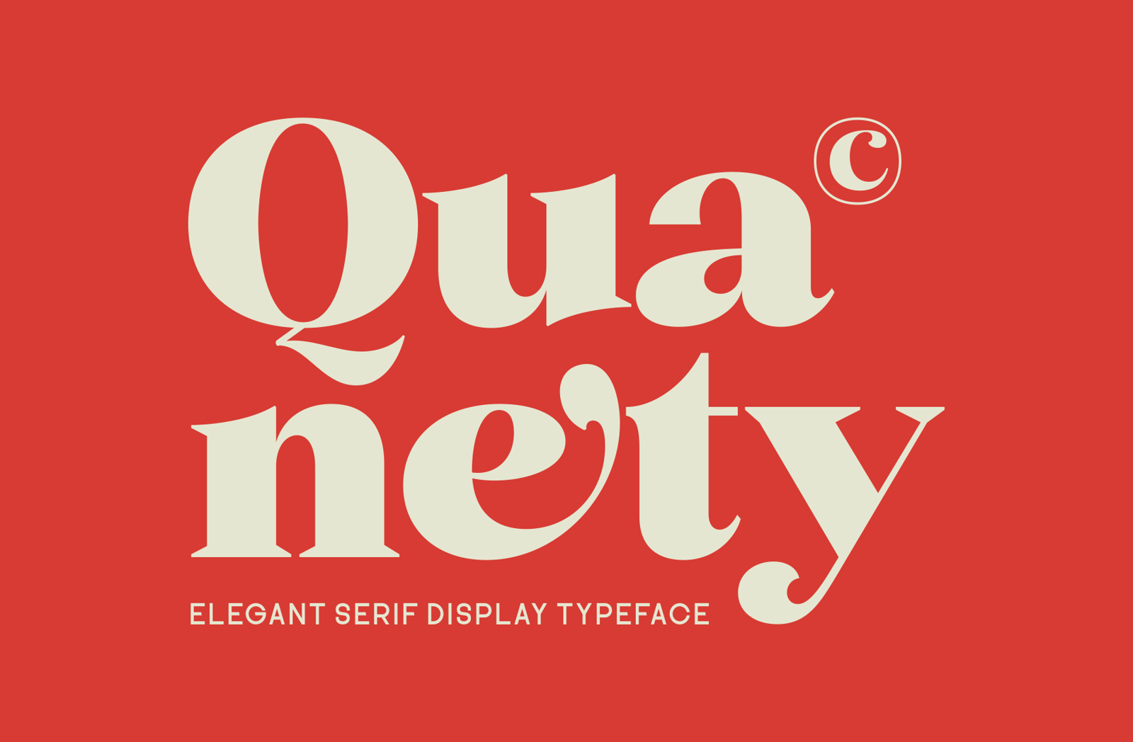 Quanety Font