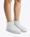 Pair of UGG Boots on Woman's Legs Mockup