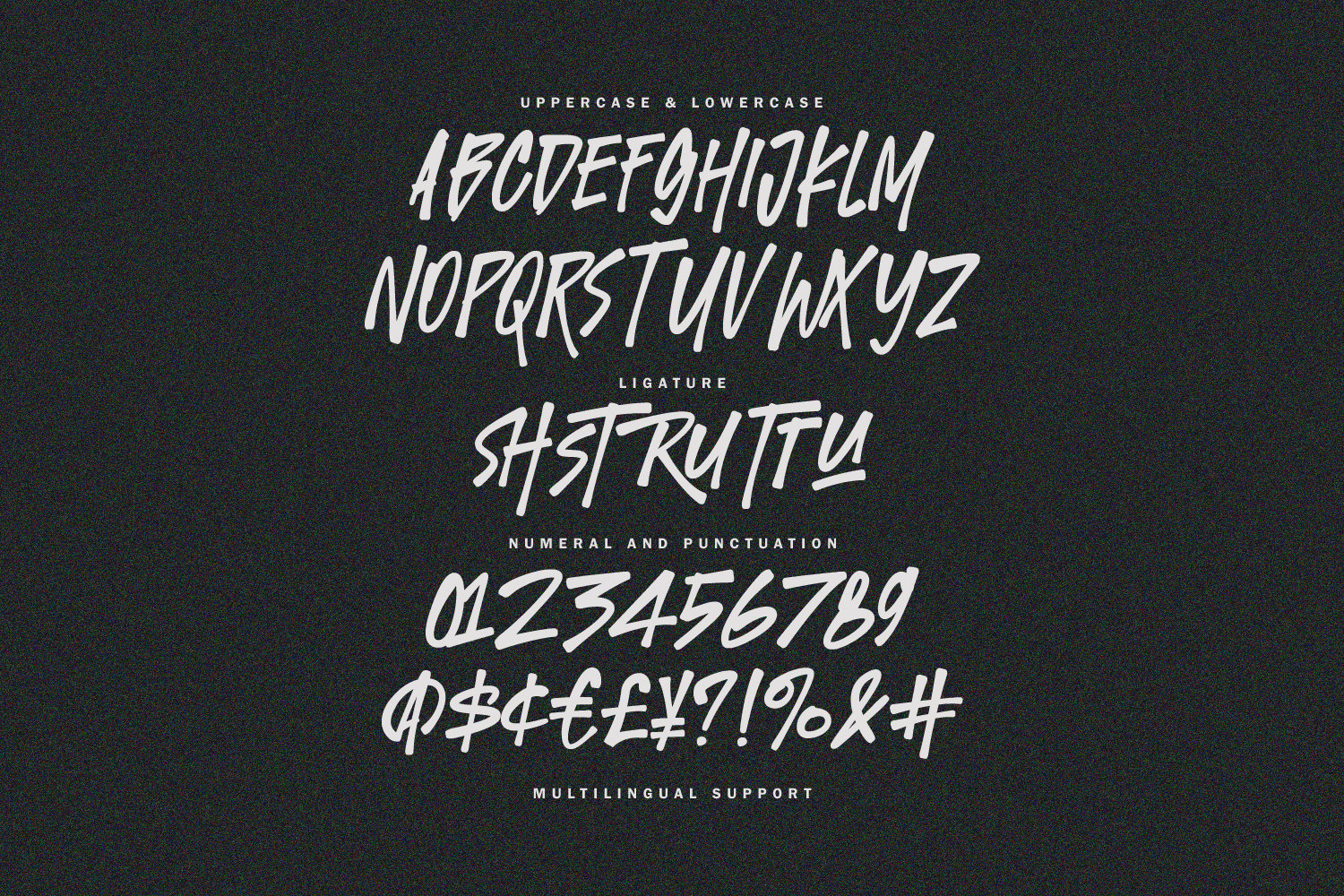 Twicked Panther Dynamic Handpainted Brush Font