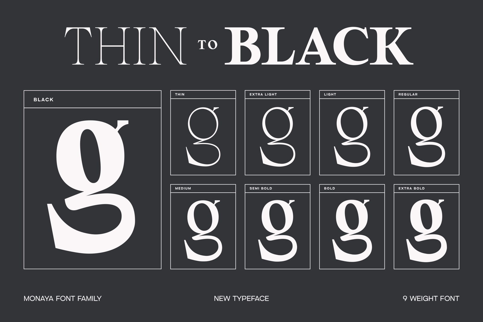 Monaya - Elegant Serif Font Family