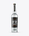 Tall Dry Gin Bottle Mockup