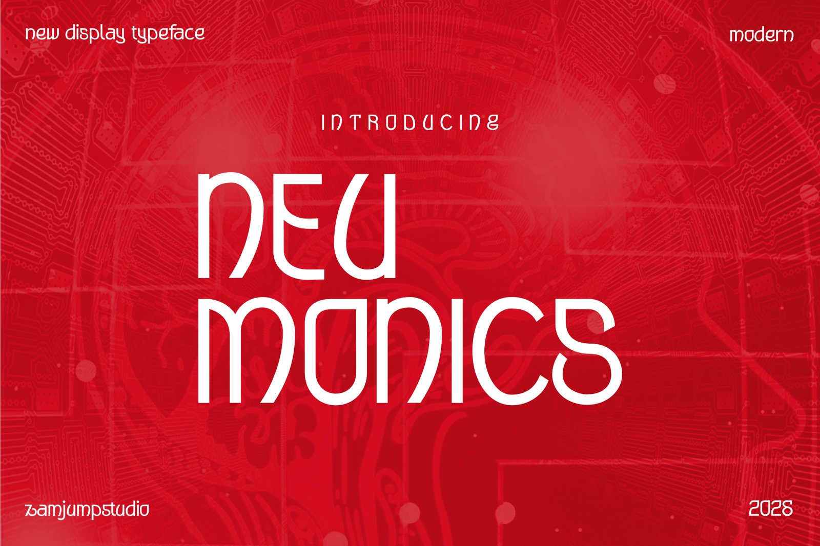 Neumonics - Modern Display Typeface