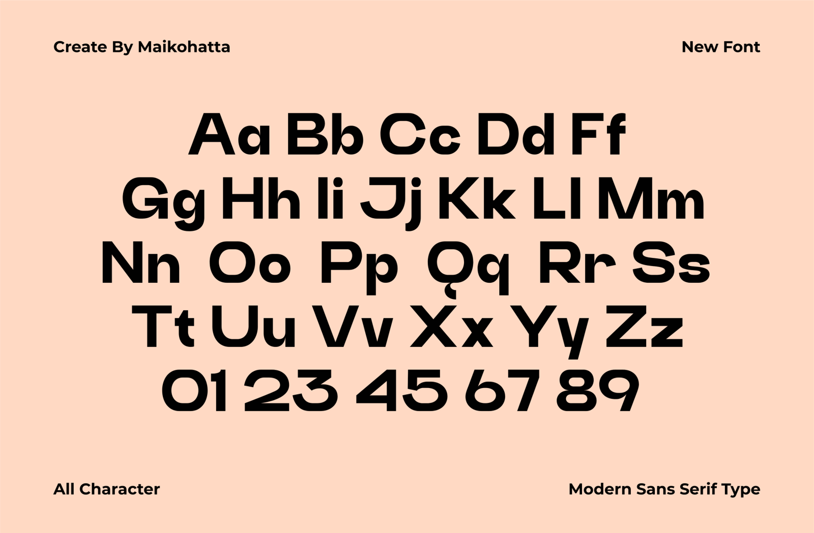 Viemon – Modern Sans Serif Typeface