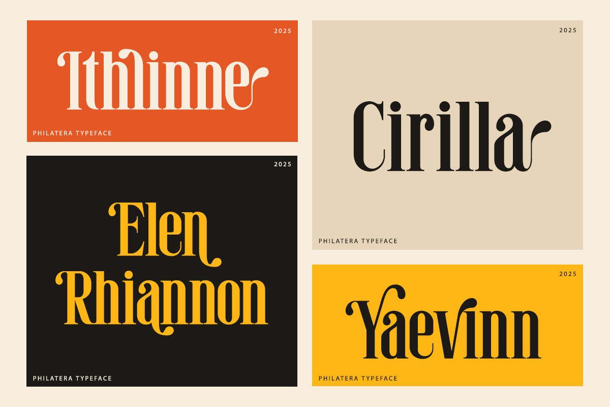 Philatera - Modern Condensed Font