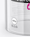 Clear Plastic Tube Mockup